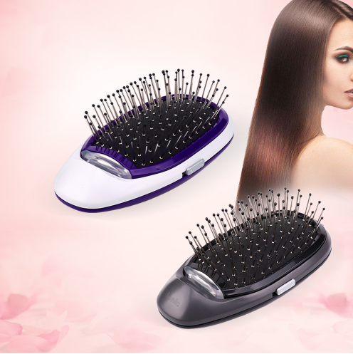 Portable Electric Ionic Hairbrush